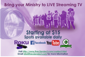 Bring your Ministry to LIVE Stream TV